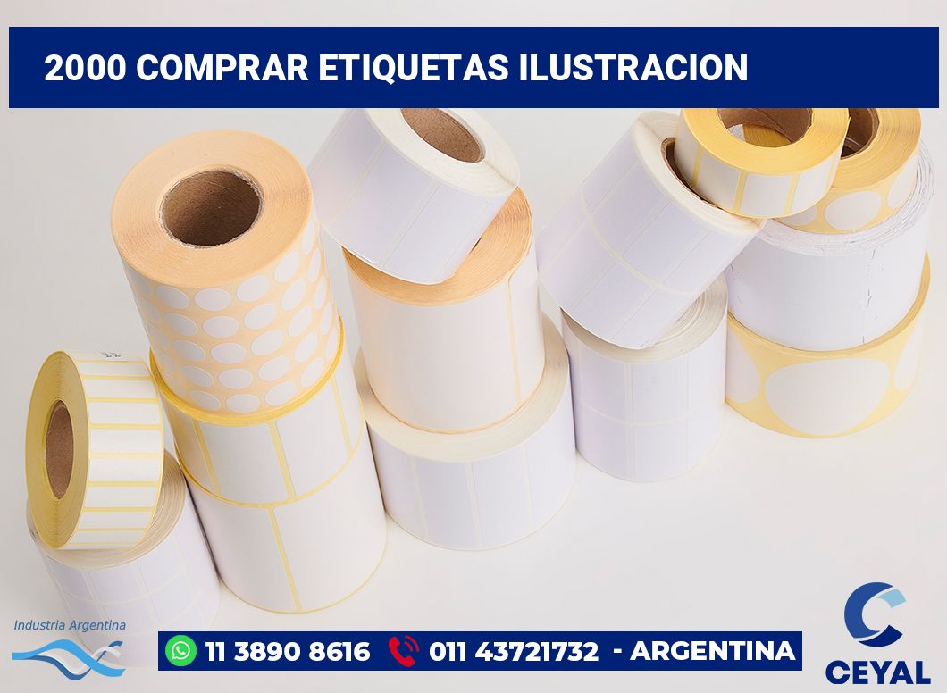 2000 Comprar etiquetas ilustracion