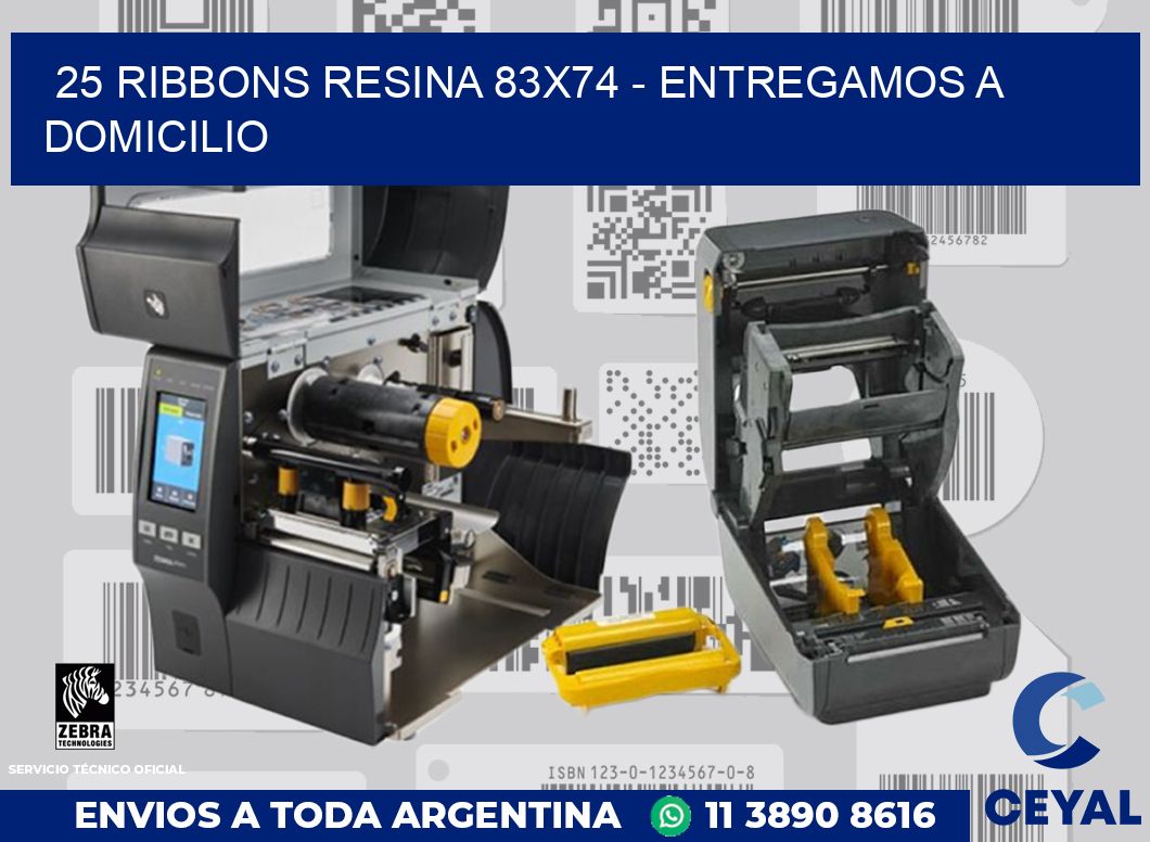 25 Ribbons resina 83x74 - entregamos a domicilio