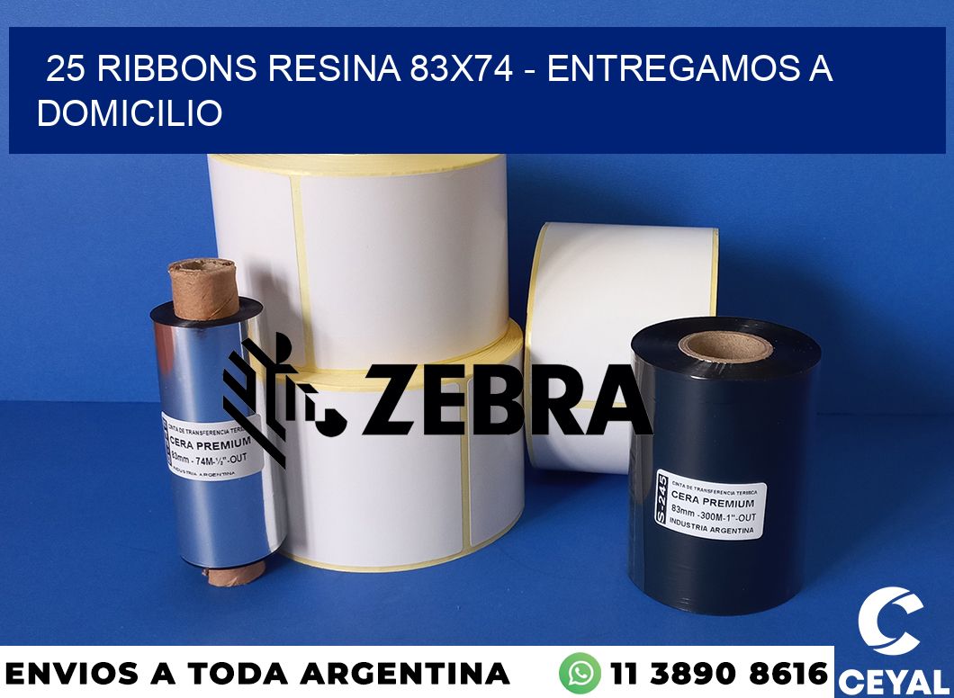 25 Ribbons resina 83x74 - entregamos a domicilio