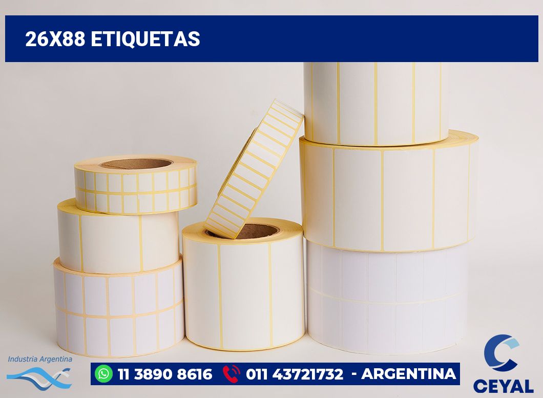 26x88 Etiquetas