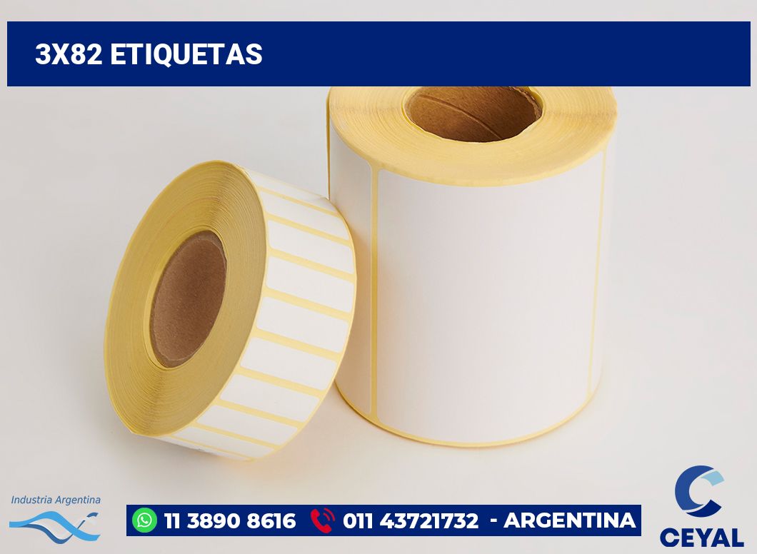 3x82 Etiquetas
