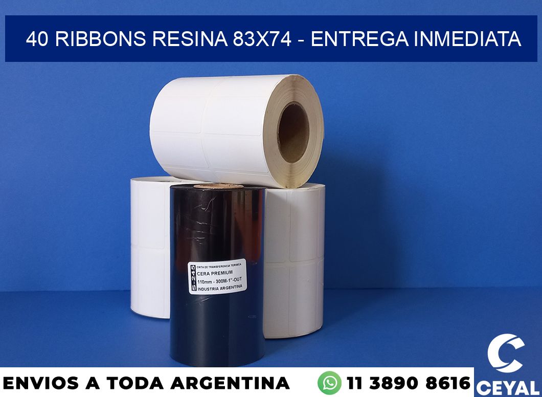 40 Ribbons resina 83×74 – Entrega inmediata
