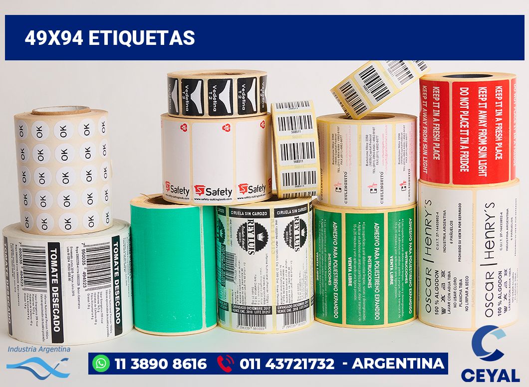 49x94 Etiquetas
