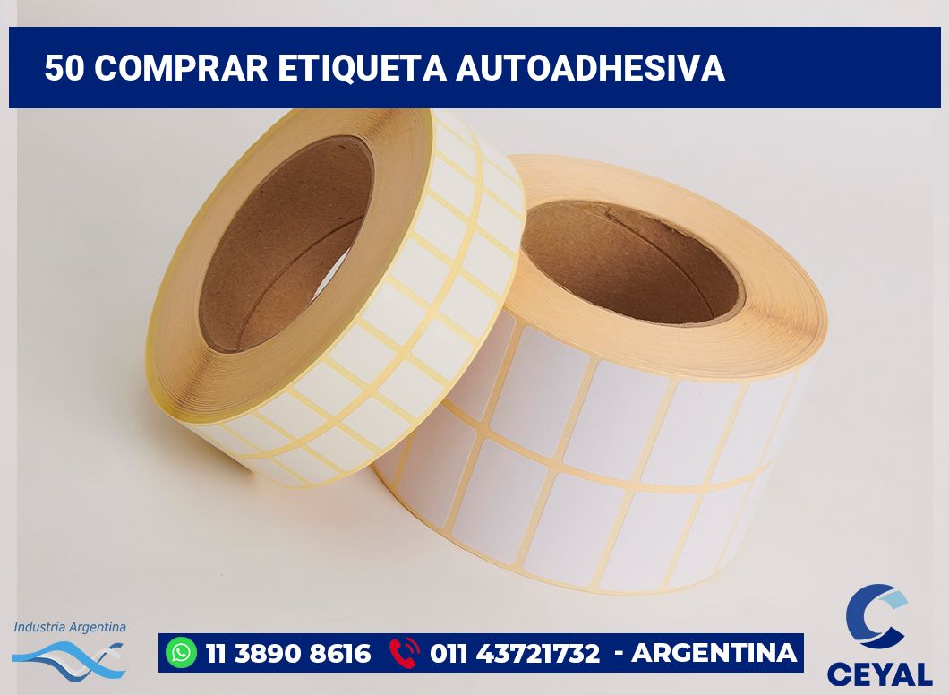 50 Comprar etiqueta autoadhesiva
