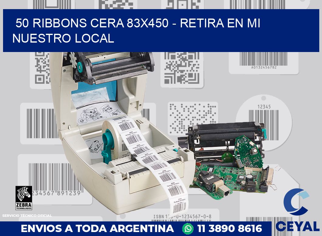 50 Ribbons cera 83x450 - retira en mi nuestro local