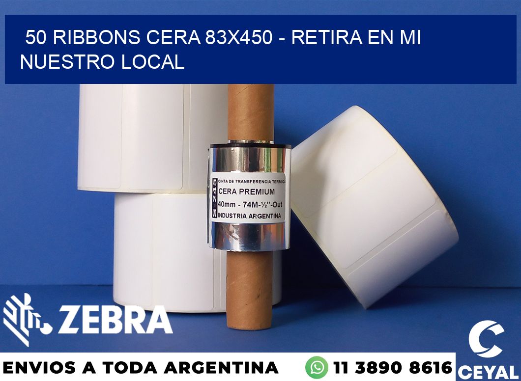 50 Ribbons cera 83x450 - retira en mi nuestro local