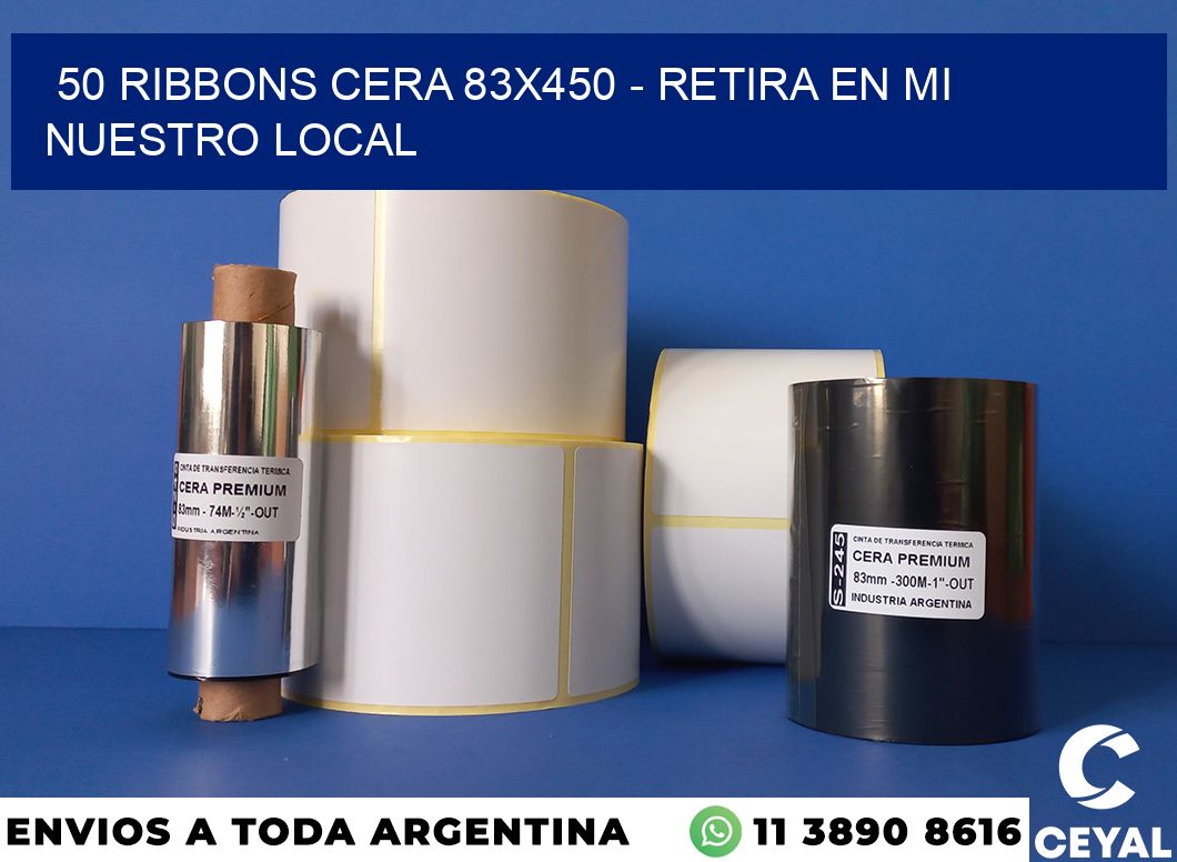 50 Ribbons cera 83×450 – retira en mi nuestro local