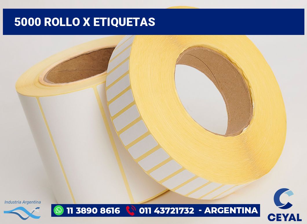 5000 Rollo x etiquetas