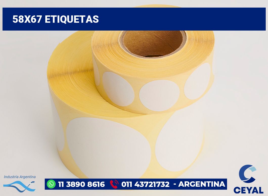 58x67 Etiquetas