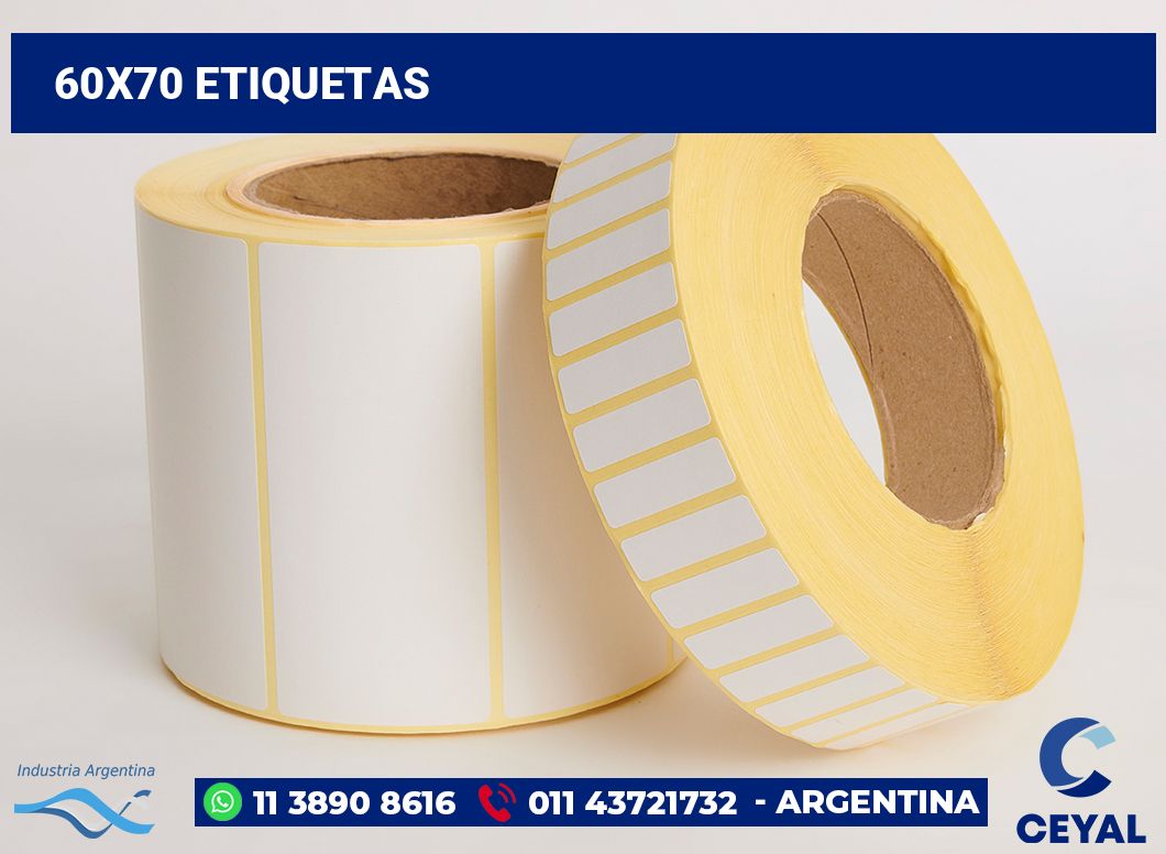 60x70 Etiquetas