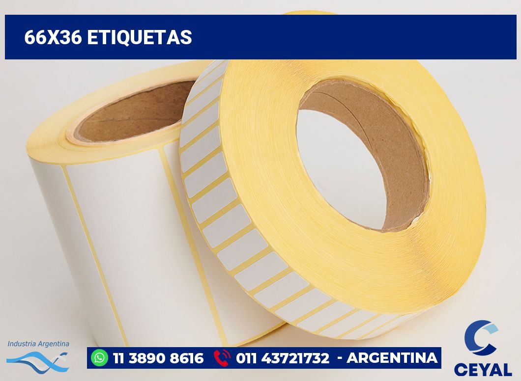 66x36 Etiquetas