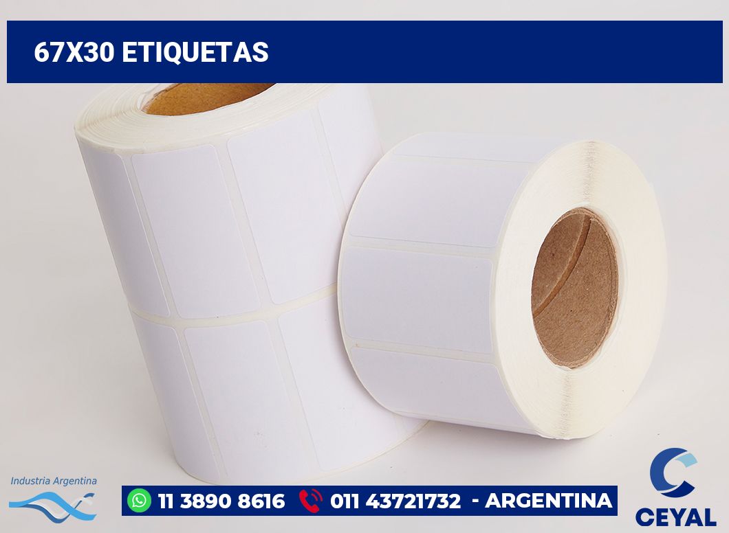 67x30 Etiquetas