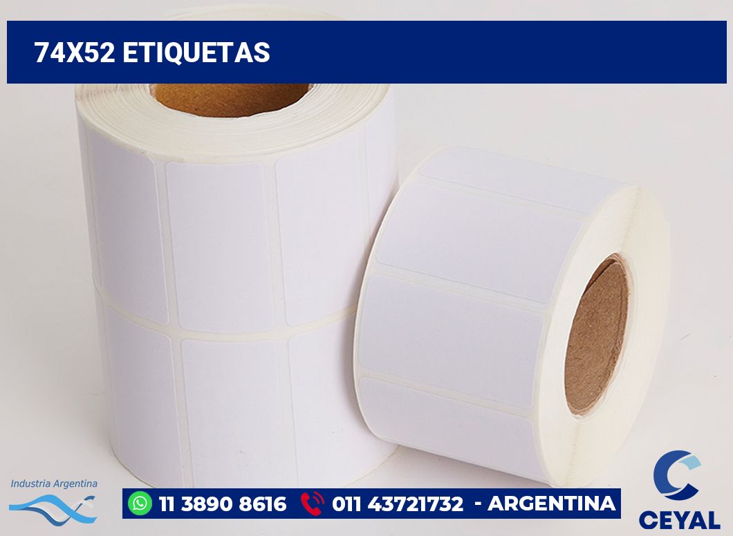 74x52 Etiquetas
