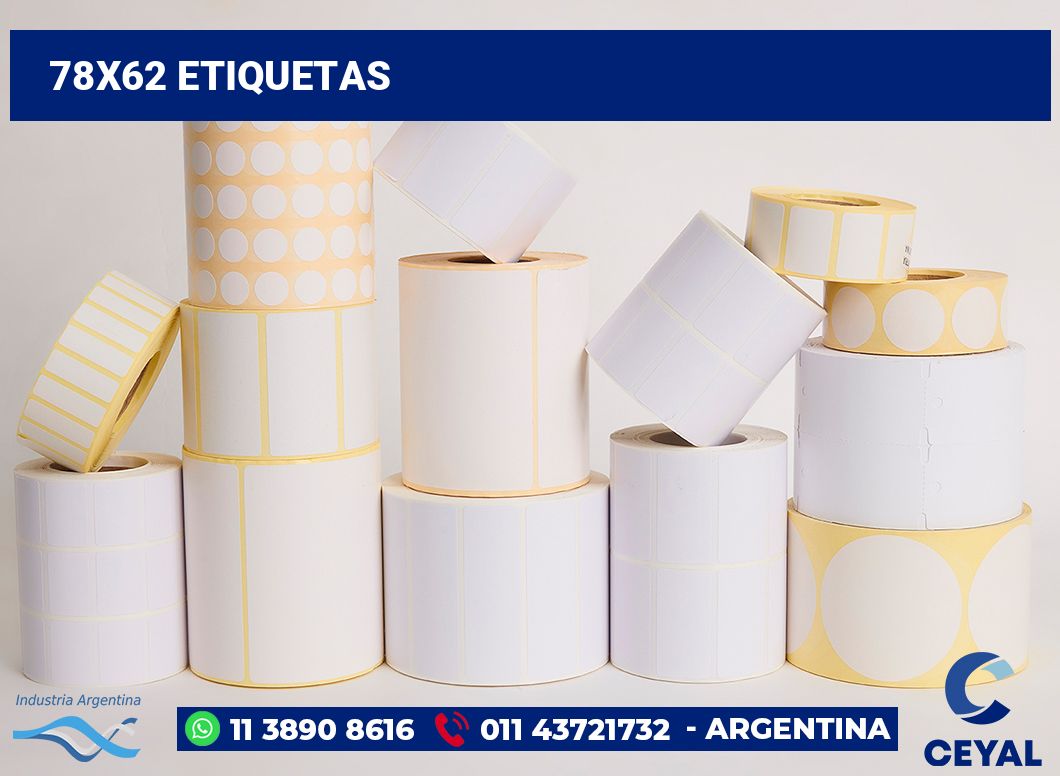 78x62 Etiquetas