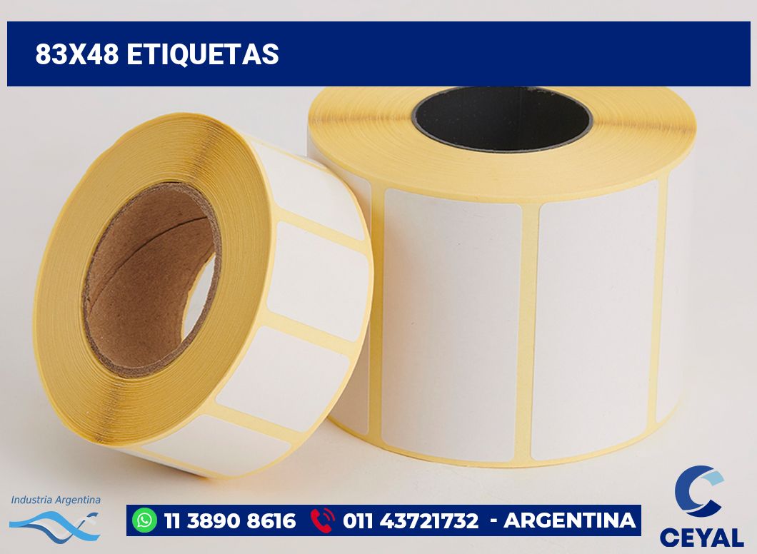 83x48 Etiquetas