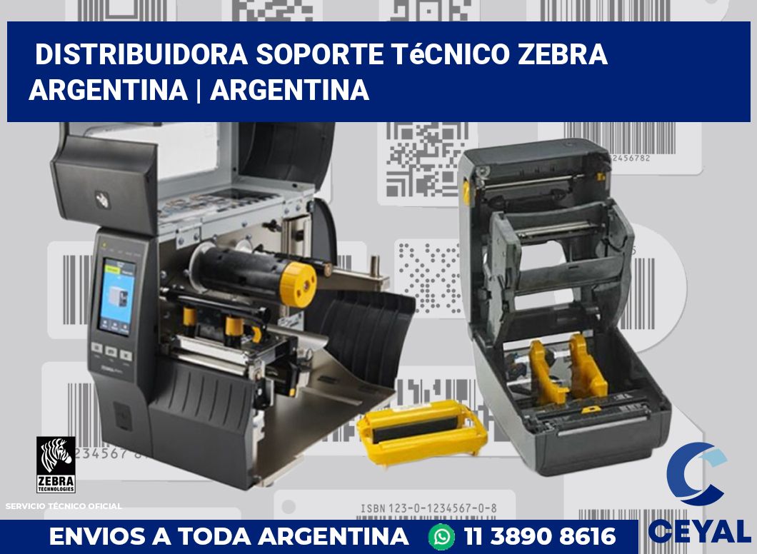 Distribuidora soporte técnico Zebra Argentina | Argentina