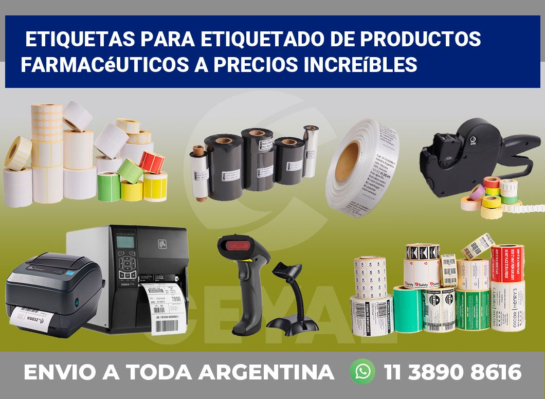 Etiquetas para Etiquetado de Productos Farmacéuticos a Precios Increíbles