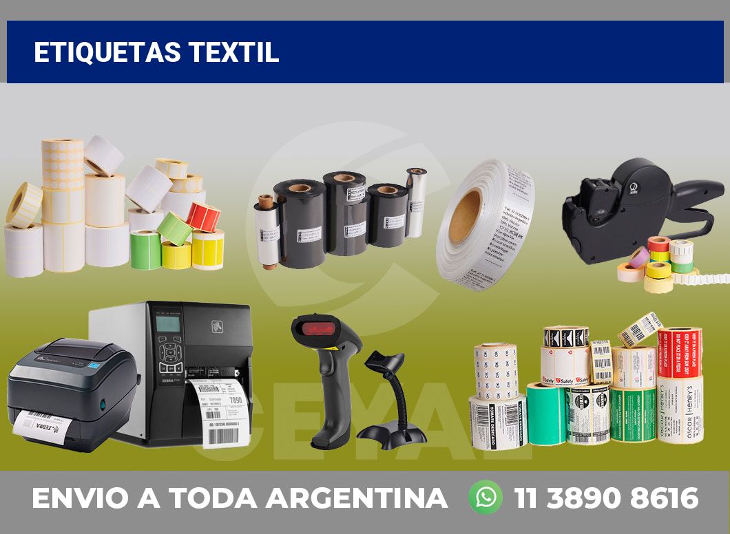 Etiquetas textil