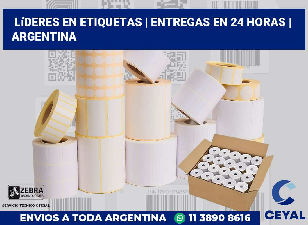 Líderes en etiquetas | Entregas en 24 horas | Argentina