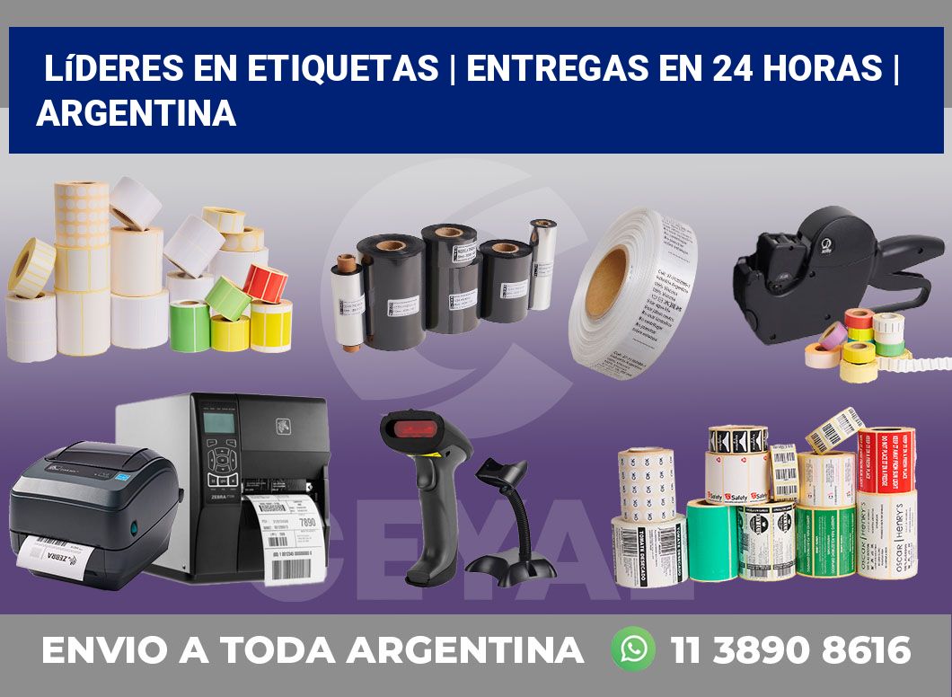 Líderes en etiquetas | Entregas en 24 horas | Argentina