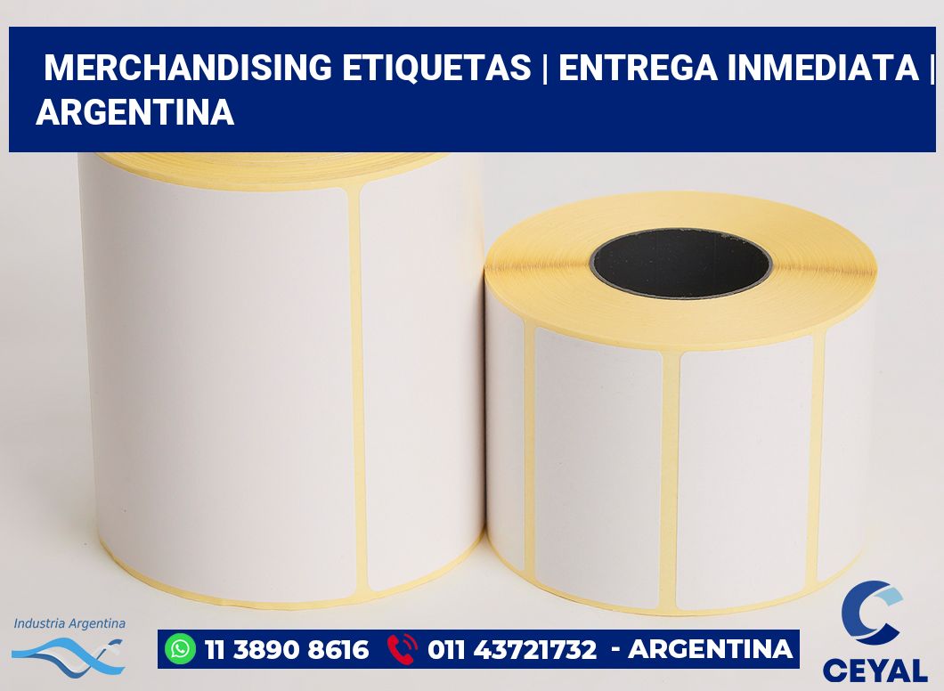 Merchandising etiquetas | Entrega inmediata | Argentina