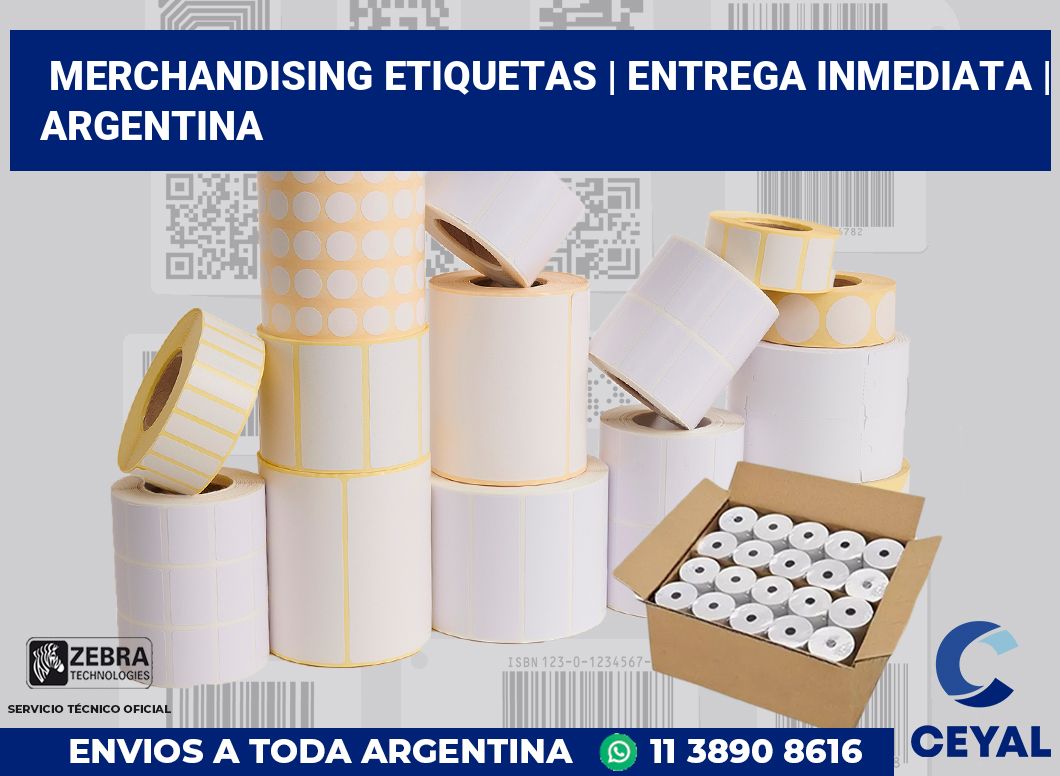 Merchandising etiquetas | Entrega inmediata | Argentina
