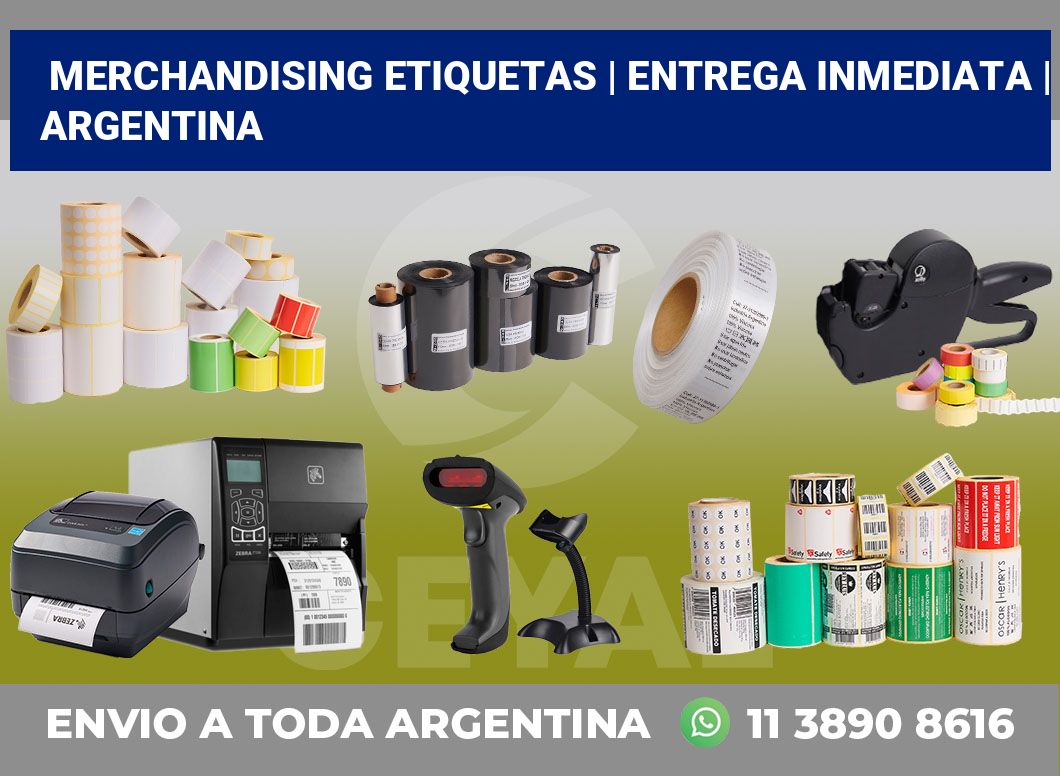 Merchandising etiquetas | Entrega inmediata | Argentina