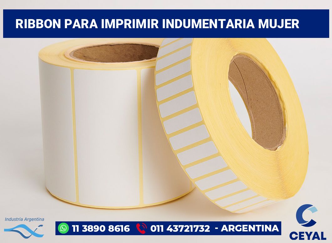 Ribbon para imprimir Indumentaria mujer