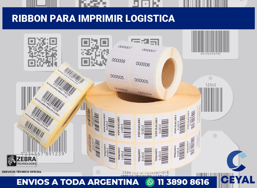 Ribbon para imprimir logistica