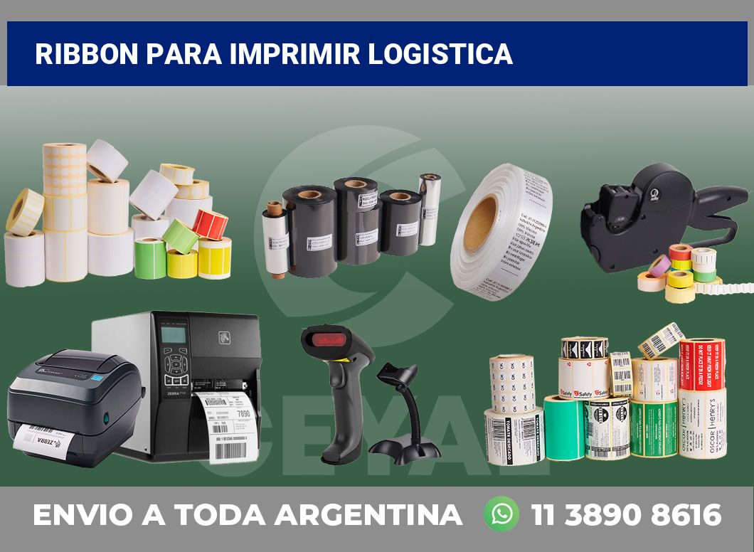 Ribbon para imprimir logistica