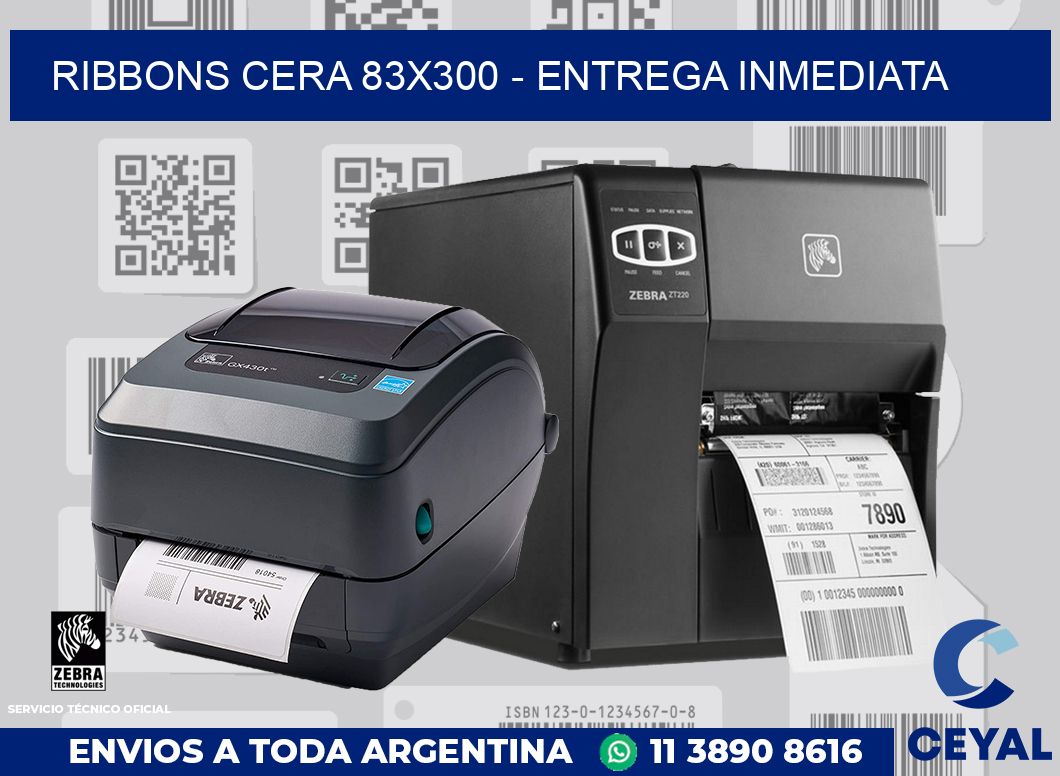 Ribbons cera 83x300 - Entrega inmediata