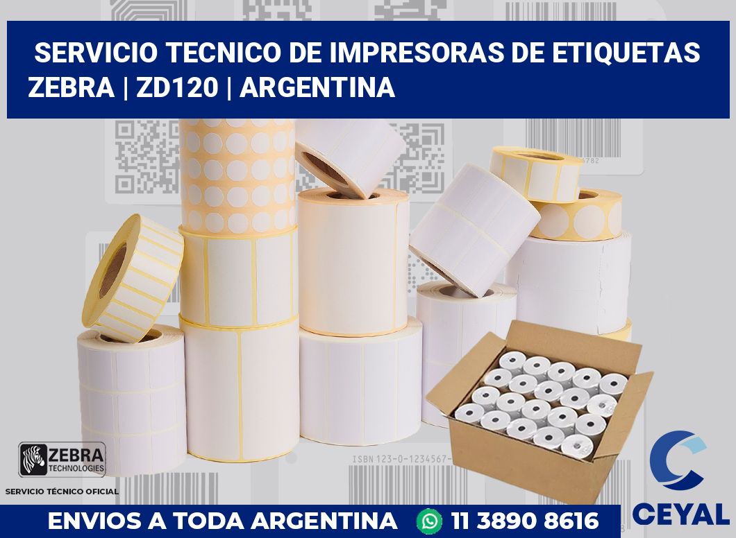 Servicio Tecnico De Impresoras De Etiquetas Zebra | ZD120 | Argentina
