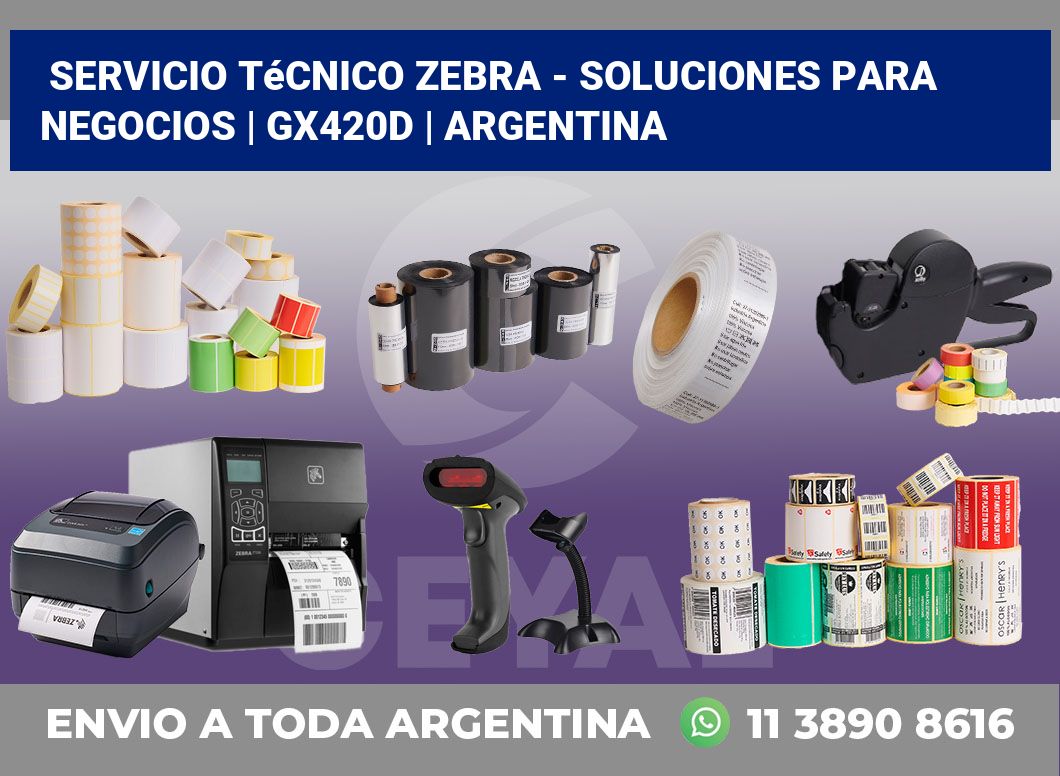 Servicio técnico Zebra – Soluciones para negocios | GX420d | Argentina
