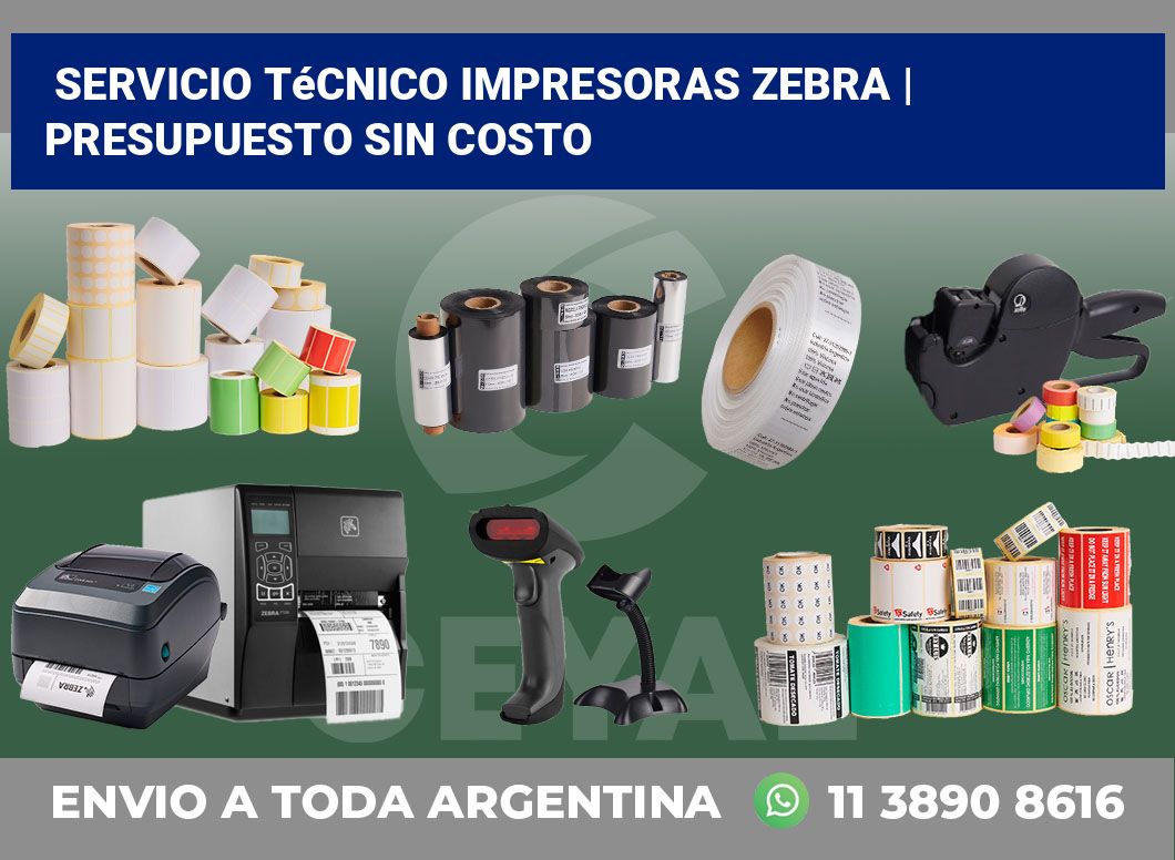 Servicio técnico impresoras Zebra | Presupuesto sin costo