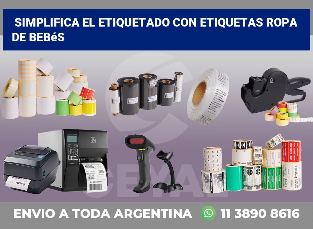 Simplifica el Etiquetado con Etiquetas Ropa de Bebés