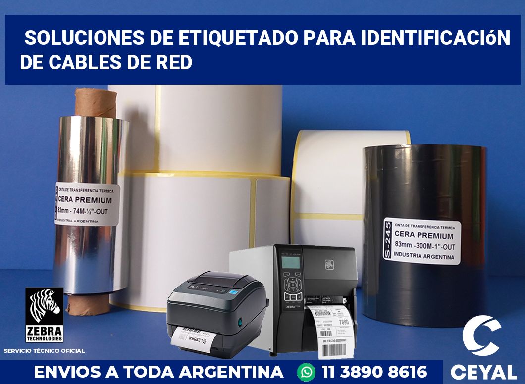 Soluciones de Etiquetado para Identificación de Cables de Red