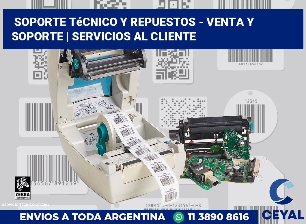 Soporte Técnico y Repuestos - Venta y soporte | Servicios al cliente