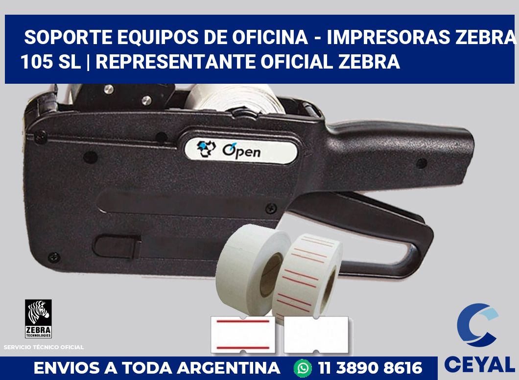 Soporte equipos de oficina - Impresoras Zebra 105 SL | Representante oficial Zebra