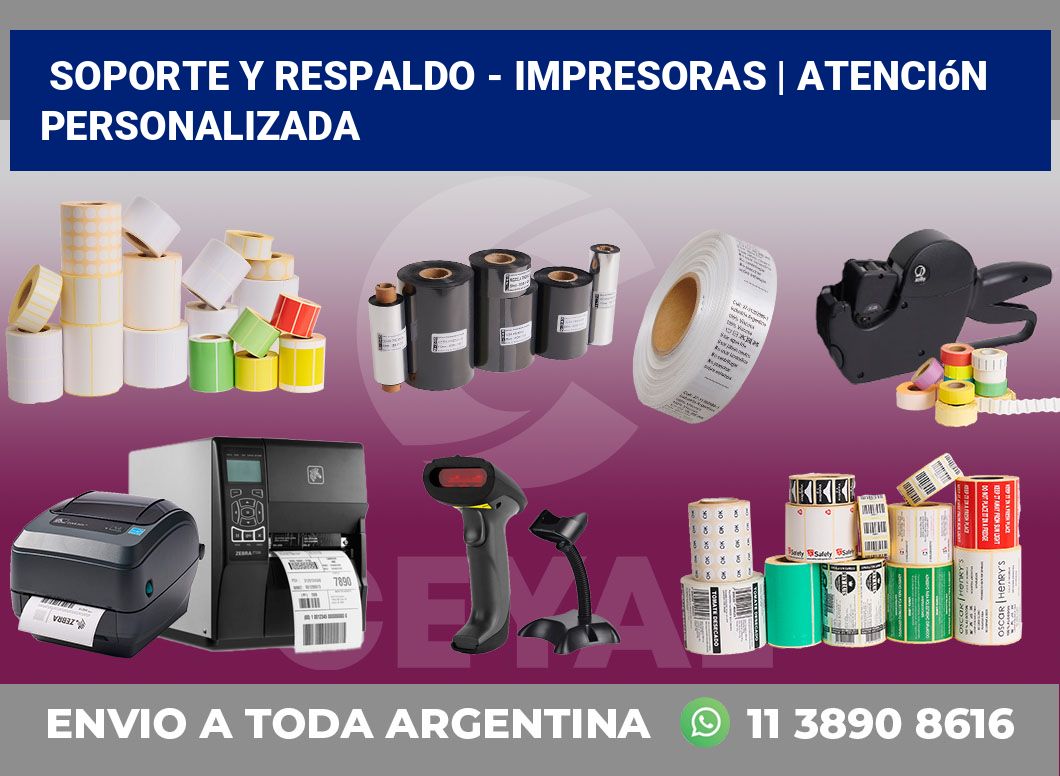 Soporte y respaldo – impresoras | Atención personalizada