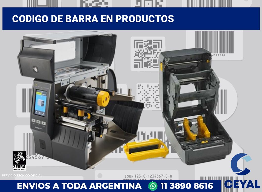 codigo de barra en productos