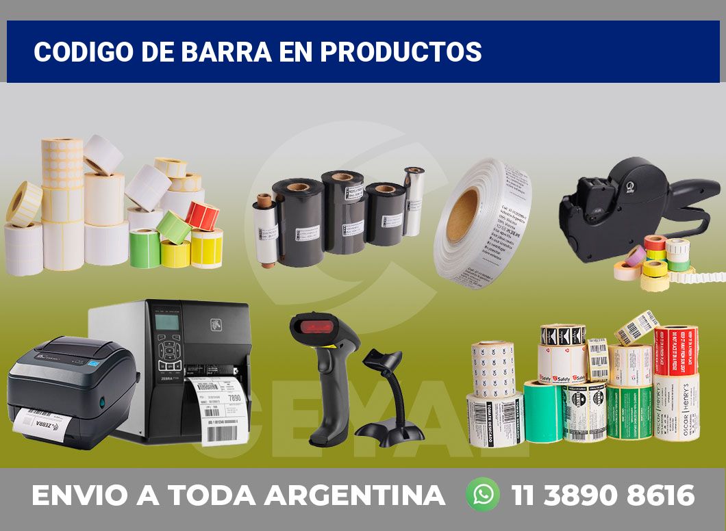 codigo de barra en productos