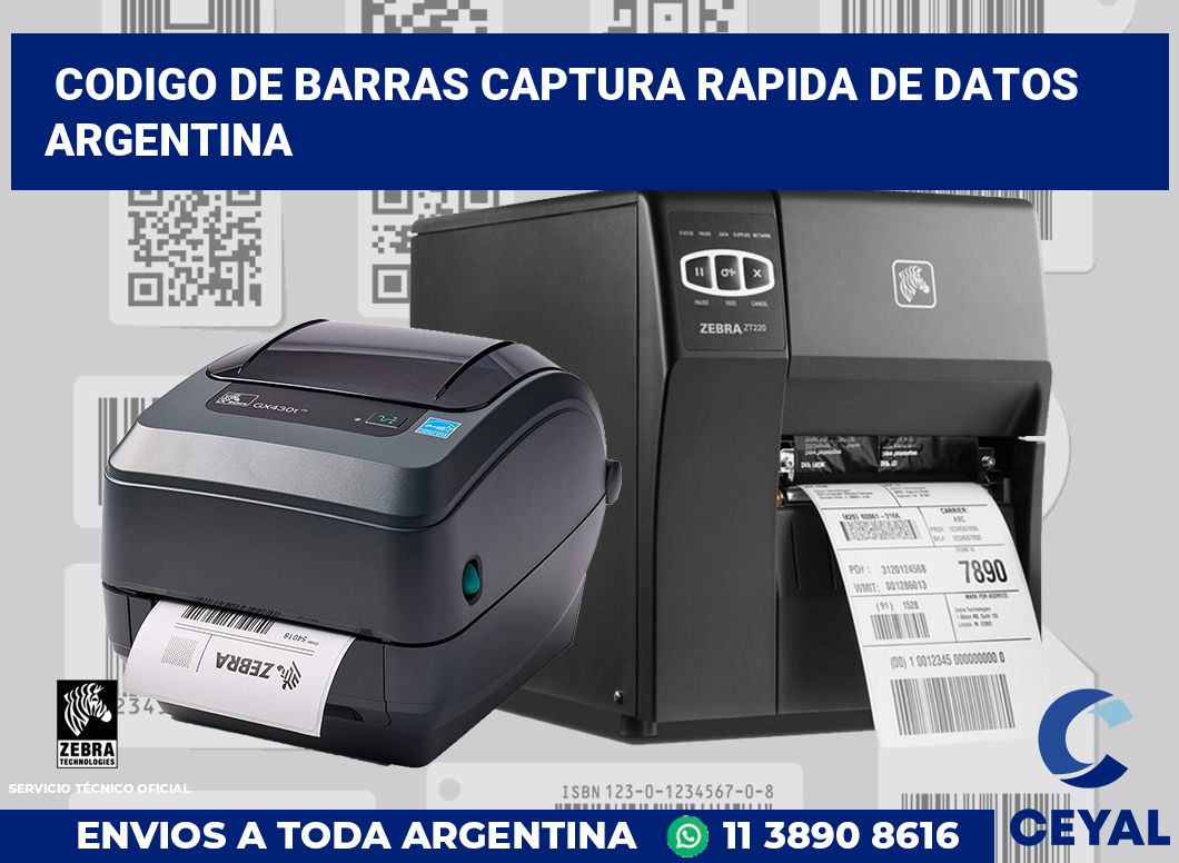 codigo de barras captura rapida de datos argentina