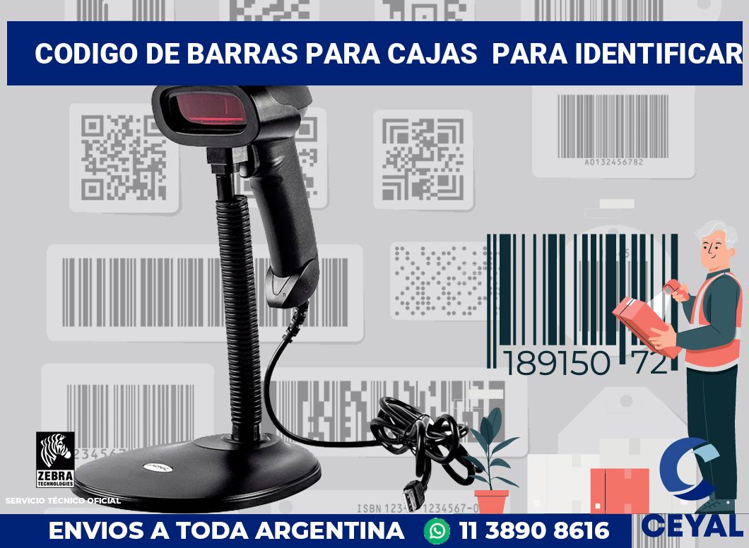 codigo de barras para cajas para identificar