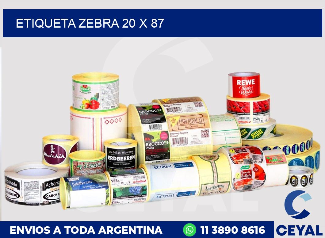 etiqueta zebra 20 x 87