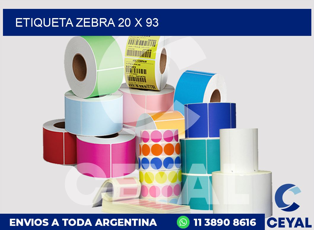 etiqueta zebra 20 x 93