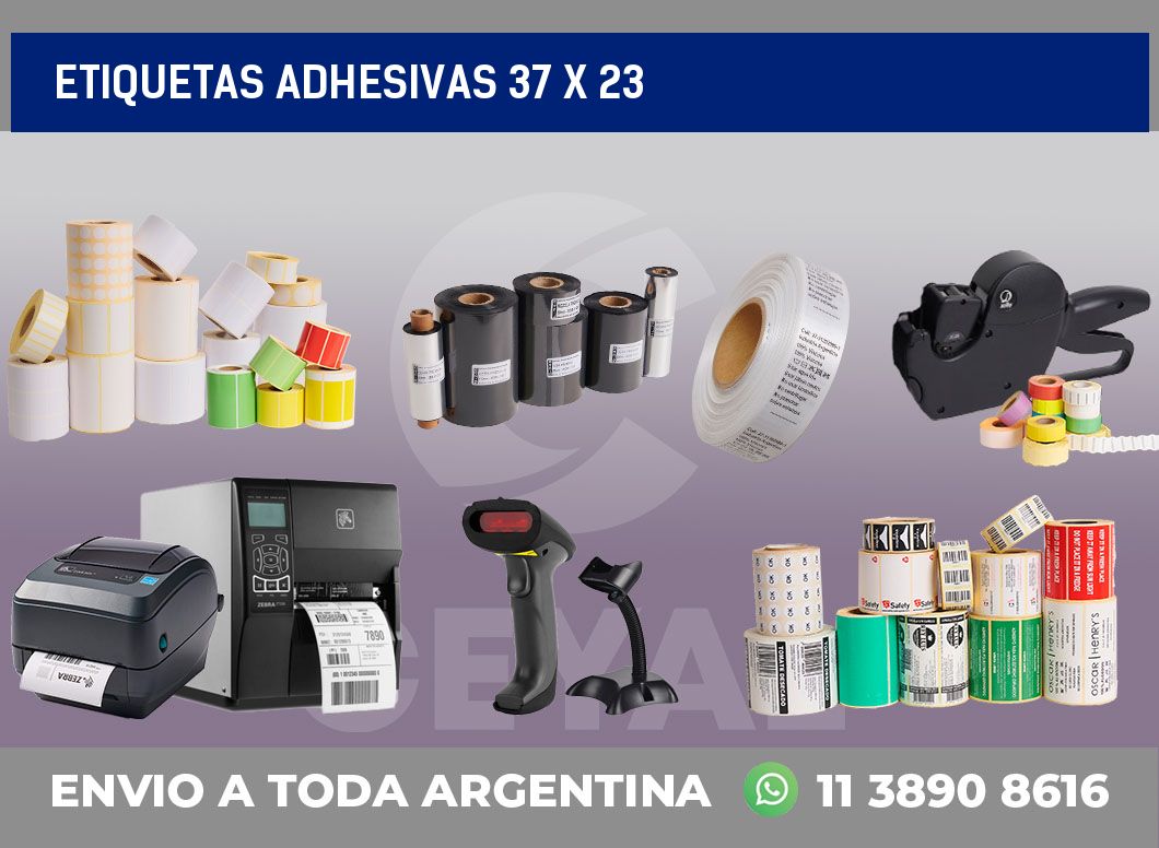 etiquetas adhesivas 37 x 23