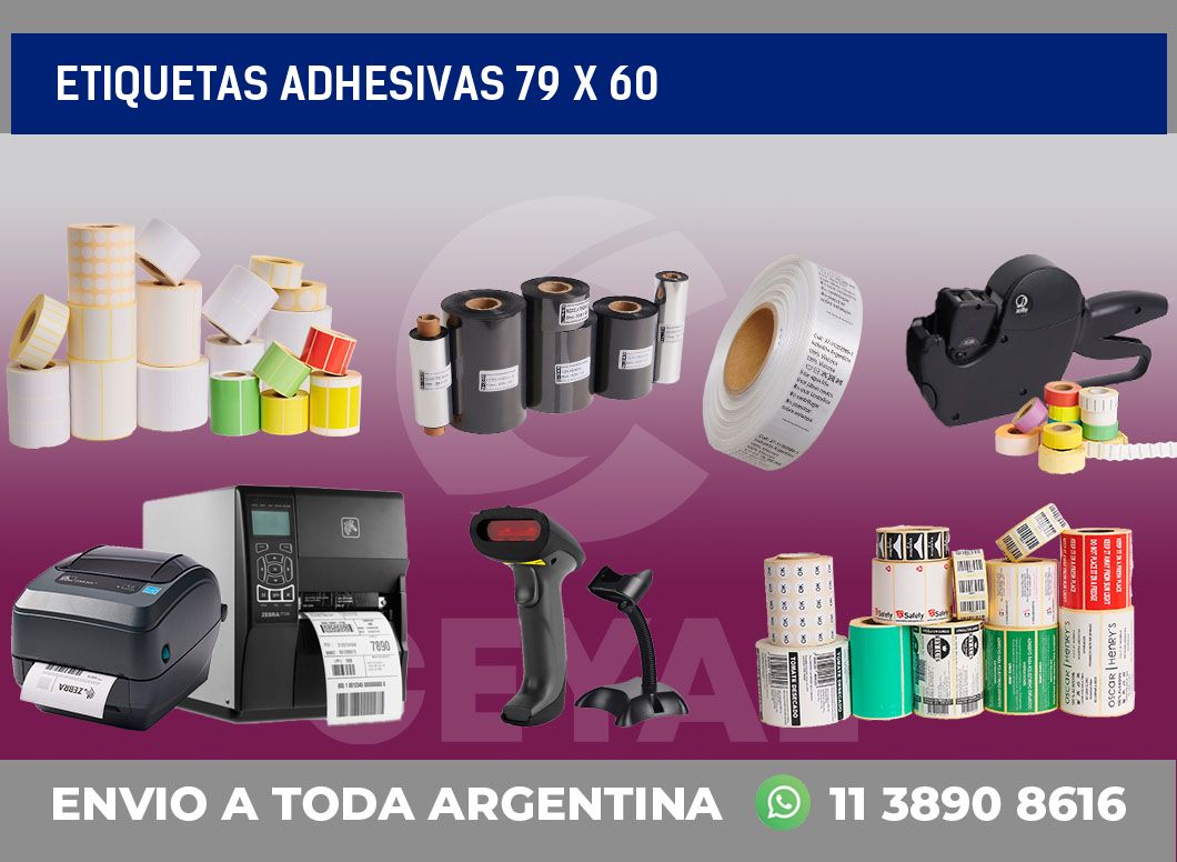 etiquetas adhesivas 79 x 60