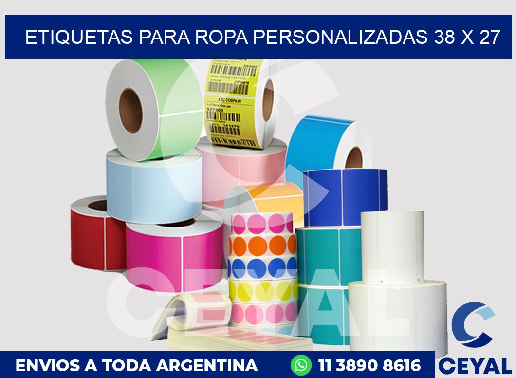 etiquetas para ropa personalizadas 38 x 27