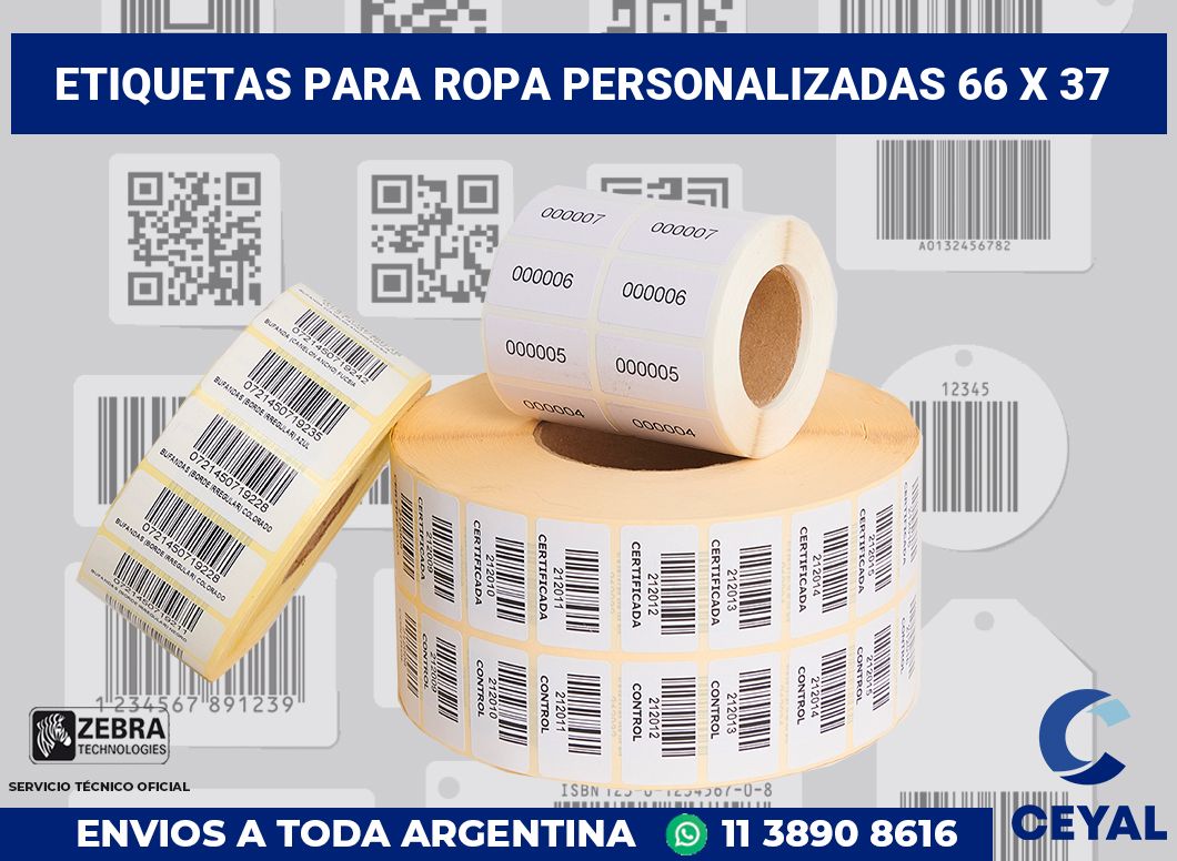 etiquetas para ropa personalizadas 66 x 37