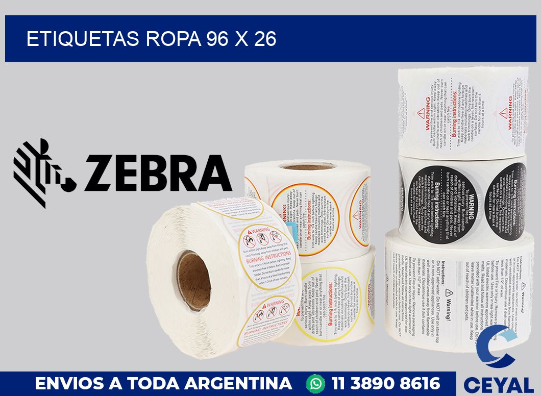 etiquetas ropa 96 x 26